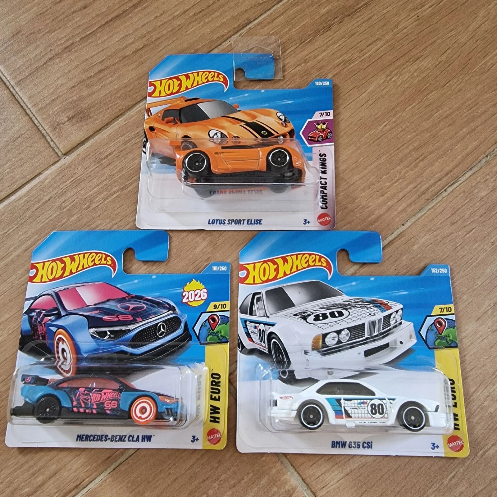 Hot wheels Bmw Mercedes Lotus
